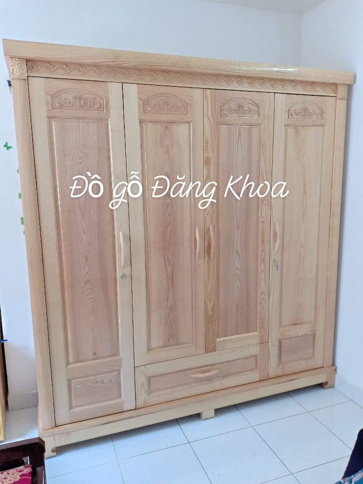 Tủ áo gỗ sồi nga